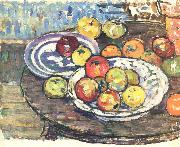 Maurice Prendergast Still Life Apples Vase France oil painting reproduction